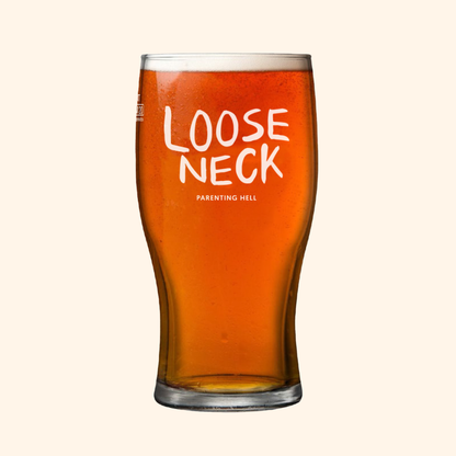 Loose Neck Pint Glass